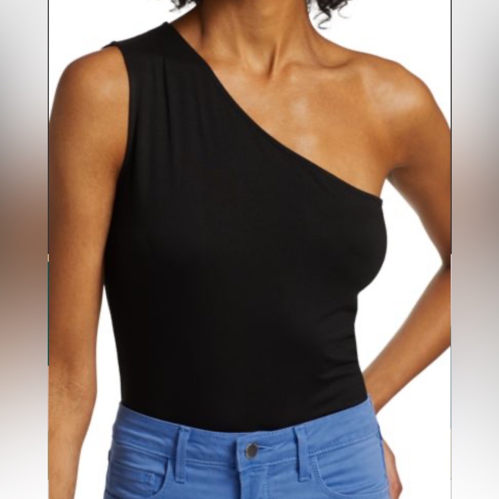 NWT L’AGENCE Dina One Shoulder Bodysuit